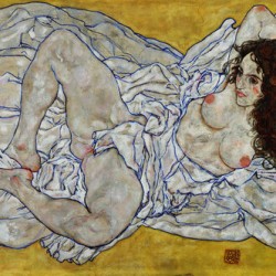Resting nude